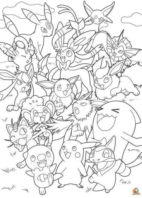 pokemon coloring worksheets|3000+ FREE Pokemon Coloring Pages